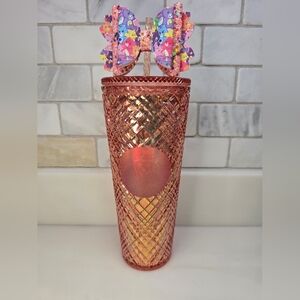 🌈Starbucks Jeweled Rosegold Tumbler